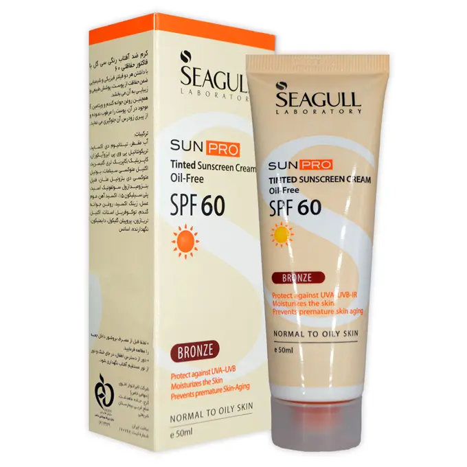 كرم ضد آفتاب SPF60 رنگ برنزه .jpg