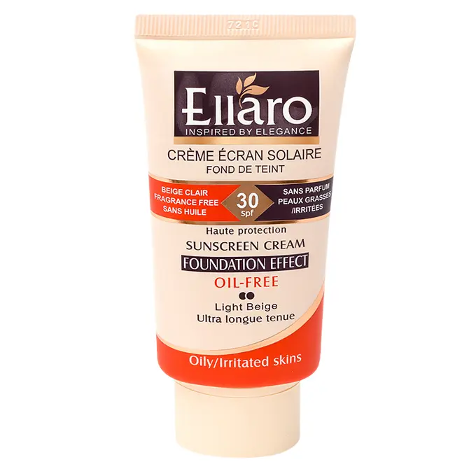 تصویر از کرم ضد آفتاب پوست چرب و جوش دار SPF30 الارو 40 ml بژ روشن صنایع آرایشی و بهداشتی ویوناسان