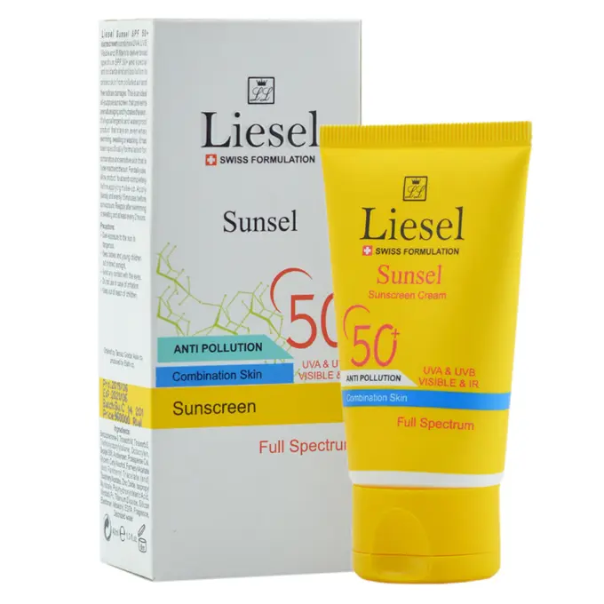 تصویر از کرم ضد آفتاب صورت پوست مختلط SPF50+ بزرگسالان سان سل لایسل 40 ml طناز گستر آسیا