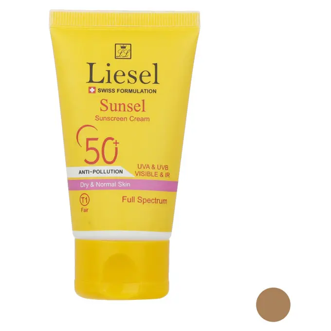 تصویر از کرم ضد آفتاب صورت پوست معمولی تا خشک SPF50+ بانوان سان سل لایسل 40 ml بژ خیلی روشن طناز گستر آسیا