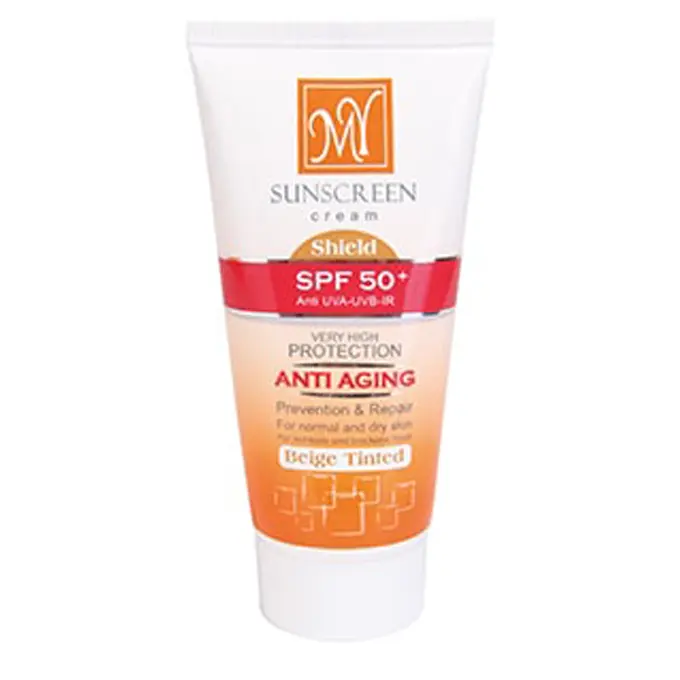 تصویر از کرم ضد آفتاب صورت پوست معمولی تا خشک SPF50+ بزرگسالان مای 50 ml بژ دارویی آرایشی بهداشتی آریان کیمیا تک