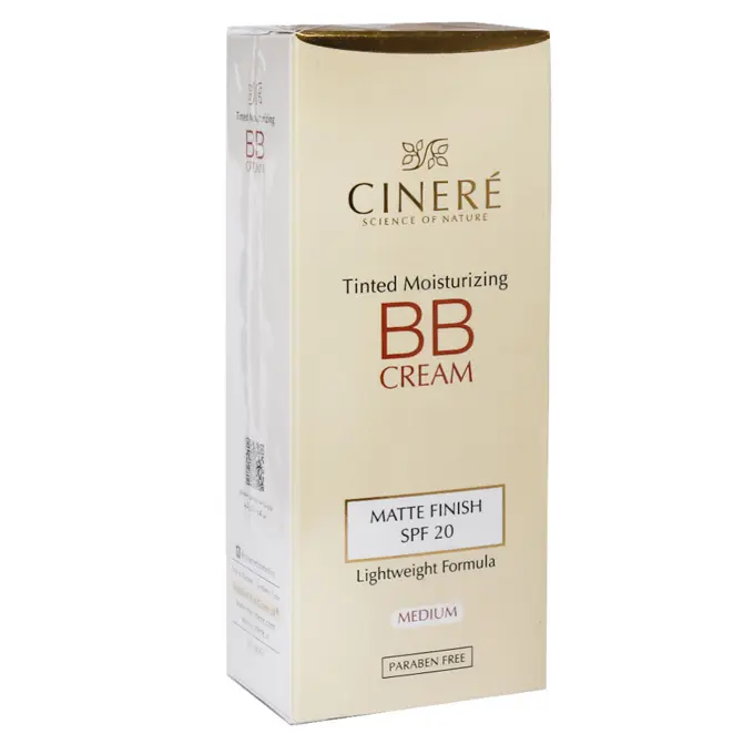 تصویر از کرم انواع پوست SPF20 بی بی کرم سینره 50 ml بژ طبیعی لابراتوارهای داروهای گیاهی طبیعت زنده