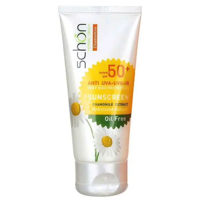 تصویر از کرم ضد آفتاب SPF50+ شون 50 ml بی رنگ دارویی آرایشی بهداشتی آریان کیمیا تک