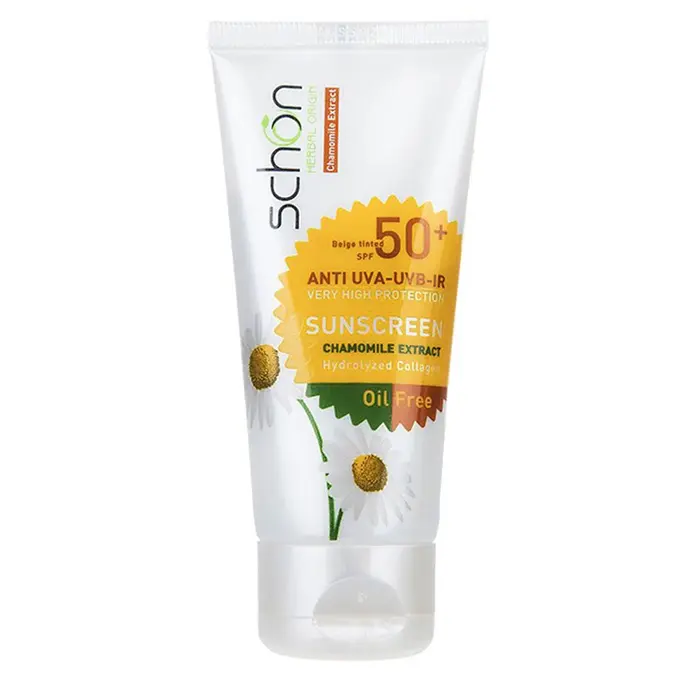 تصویر از کرم ضد آفتاب  SPF50+ شون 50 ml بژ طبیعی دارویی آرایشی بهداشتی آریان کیمیا تک