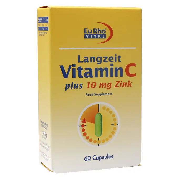 تصویر از کپسول ویتامین C و زینک 10 mg یوروویتال 60 عددی حکیمان طب کار