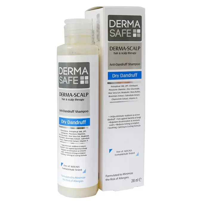 شامپو ضد شوره سري درمااسكالپ درماسيف مناسب جهت مو و پوست سر خشك 200 ميلي ليتر .jpg