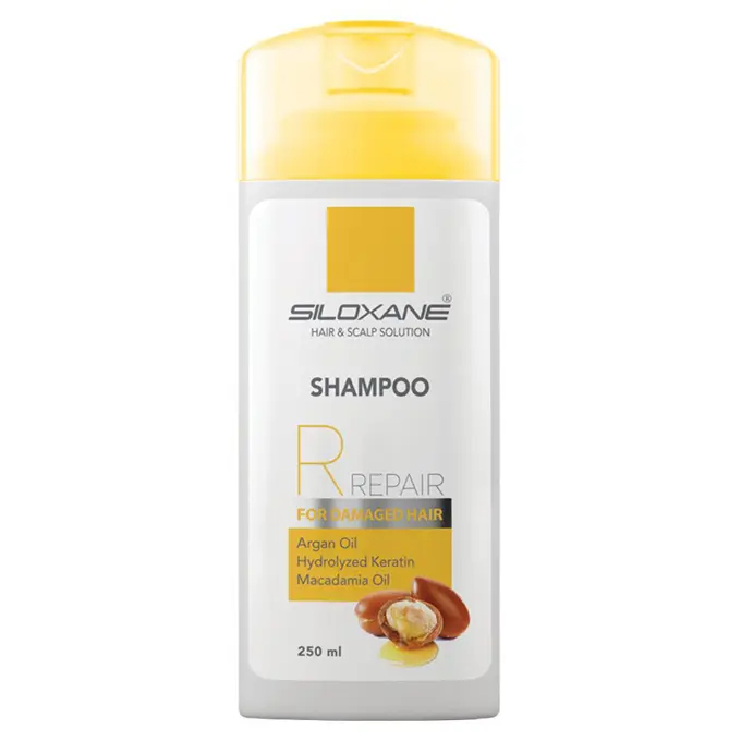 شامپو ترميم كننده حاوي روغن آرگان مخصوص موهاي آسيب ديده سيلوكسان .jpg