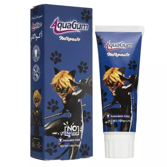 خمير دندان كودك آكوا گام مدل PF1 وزن 100 گرمي .jpg