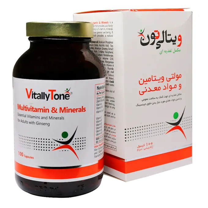 كپسول ژلاتيني نرم مولتي ويتامين و مينرال ويتالي تون 30 عددي.jpg
