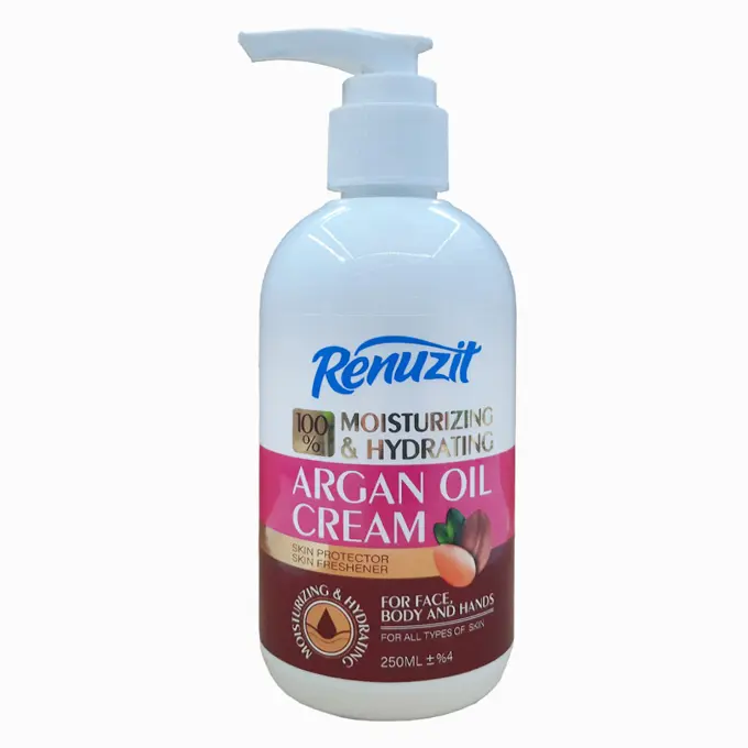 تصویر از کرم آبرسان و مرطوب کننده صورت و بدن انواع پوست بزرگسالان آرگان رینوزیت 250 ml رایا پخش متحد