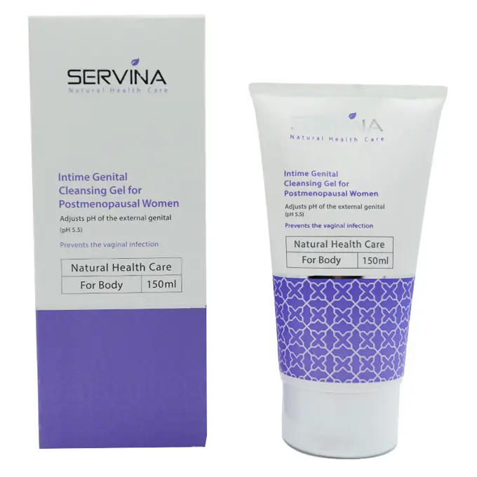 ژل شوينده بانوان يائسه ph5.5 سروينا .jpg