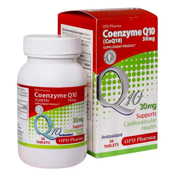 قرص كوآنزيم كيوتن 30 ميلي گرم او پي دي فارما 30 عدد .jpg
