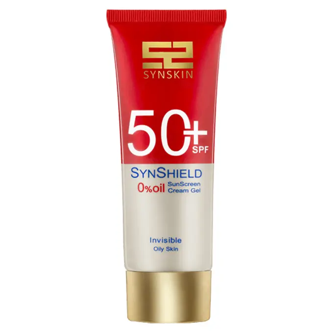 تصویر از کرم ژل ضد آفتاب صورت پوست چرب SPF50+ بزرگسالان ساین شیلد ساین اسکین 50 ml آوند فر