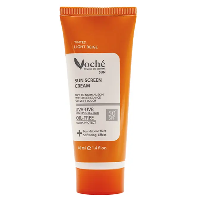 تصویر از کرم ضد آفتاب صورت پوست معمولی تا خشک SPF50+ بزرگسالان وچه 40 ml بژ روشن محصولات آرایشی و بهداشتی وچه