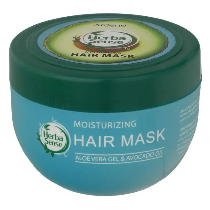 تصویر از ماسک مو مرطوب کننده موهای خشک و آسیب دیده آووکادو و آلوئه ورا آردن هرباسنس 250 ml پارس حیان