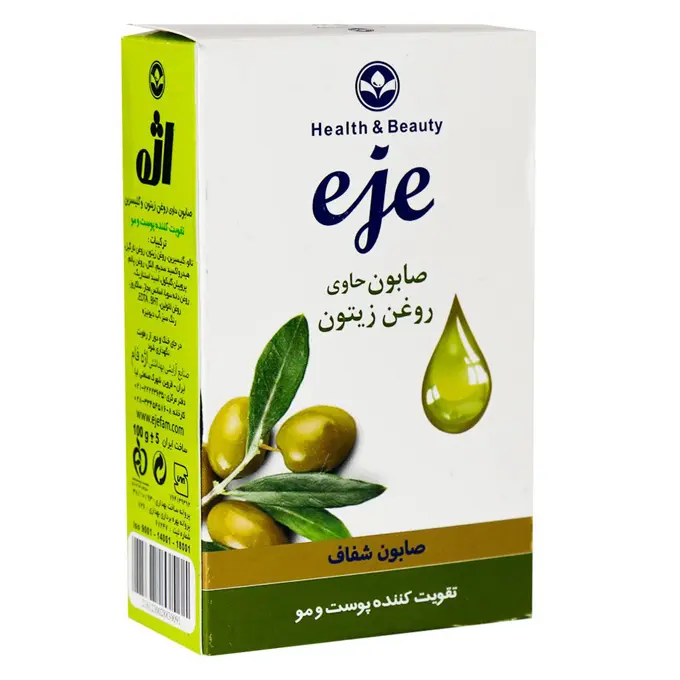 صابون روغن زيتون اژه تقويت كننده پوست و مو 100 گرم .jpg