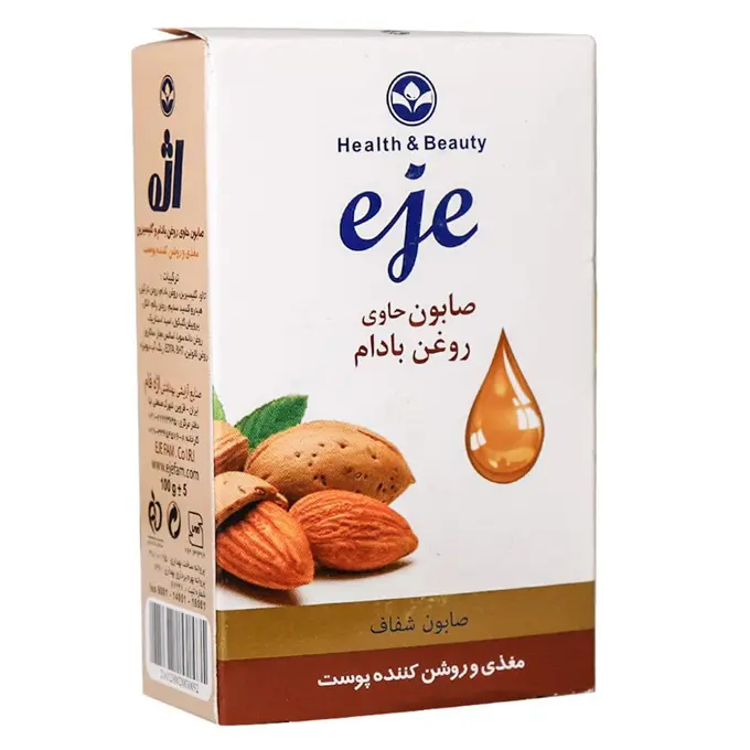 صابون روغن بادام و گليسيرين اژه مخصوص پوست خشك 100 گرم .jpg