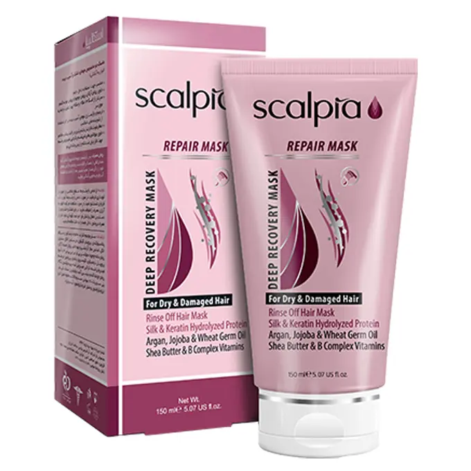 تصویر از ماسک مو با آبکشی موهای خشک و آسیب دیده اسکالپیا 150 ml آرا شیمی پارس