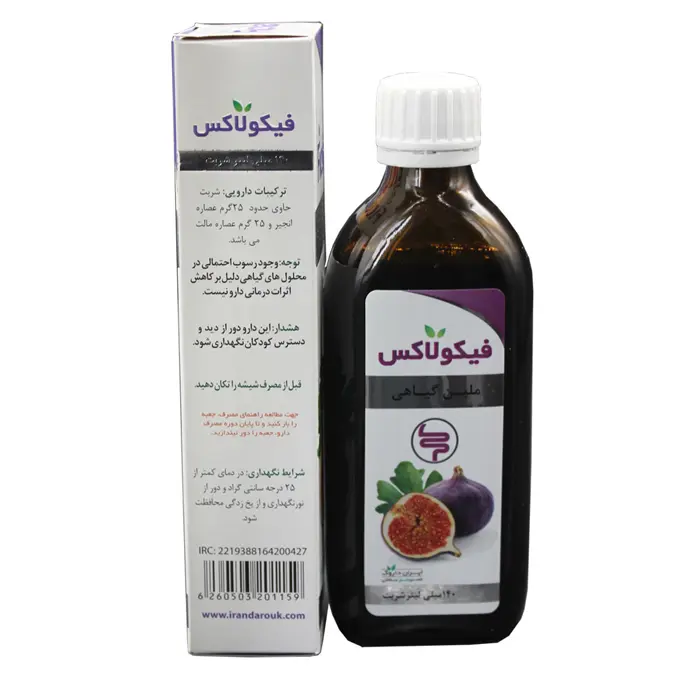 تصویر از شربت فیکولاکس ایران داروک 140 ml