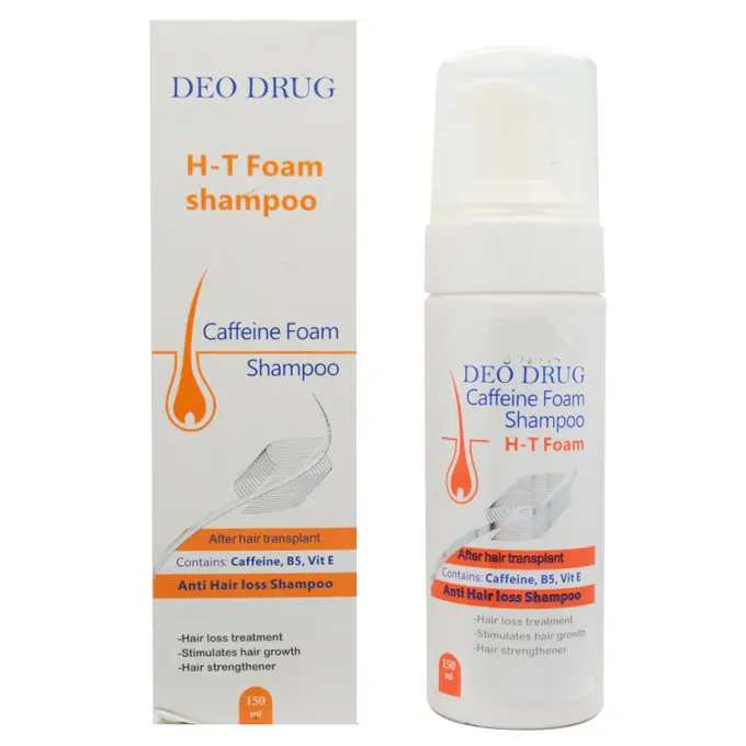 تصویر از شامپو فوم محرک رشد موهای کاشته شده بزرگسالان دئودراگ 150 ml پارت شمیم دارو