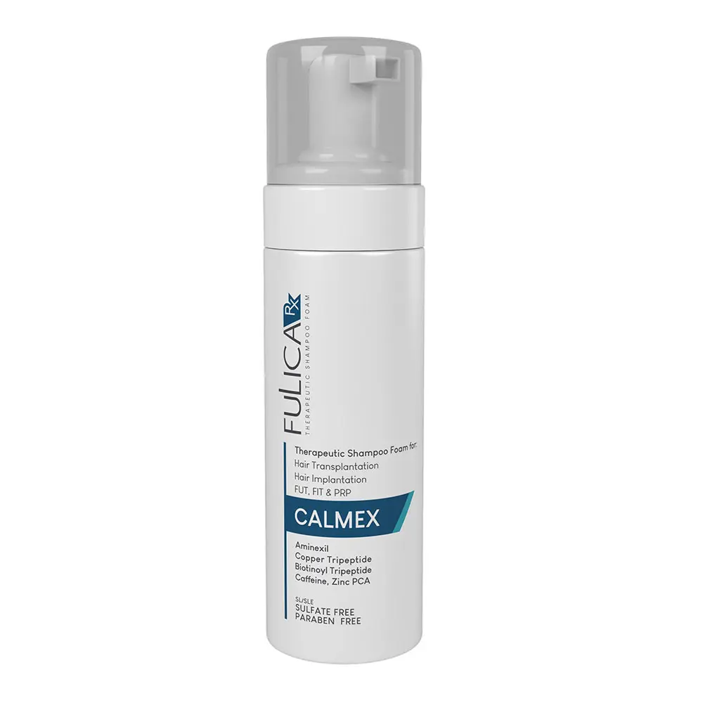 تصویر از شامپو فوم موهای کاشته شده بزرگسالان کالمکس فولیکا آر ایکس 150 ml پارس حیان