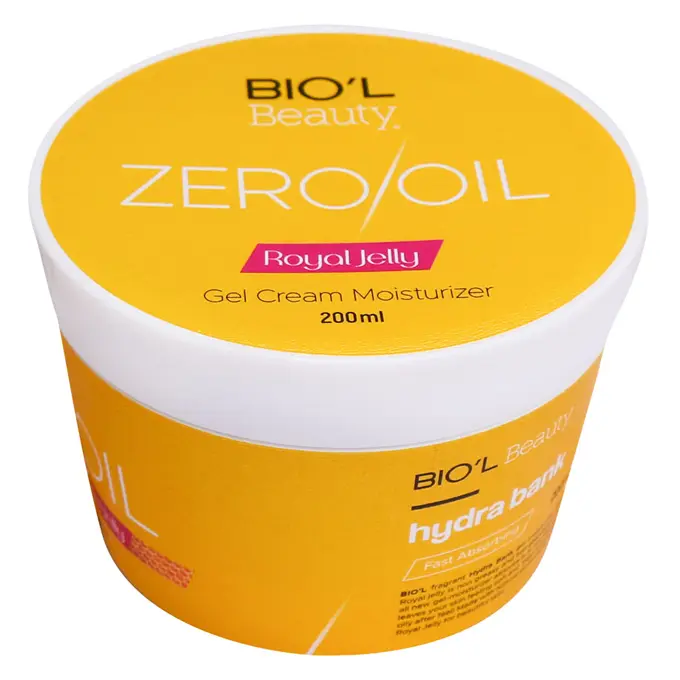 كرم ژل مرطوب كننده Zero Oil بيول حاوي عصاره رويال ژلي 200 ميلي ليتر .jpg