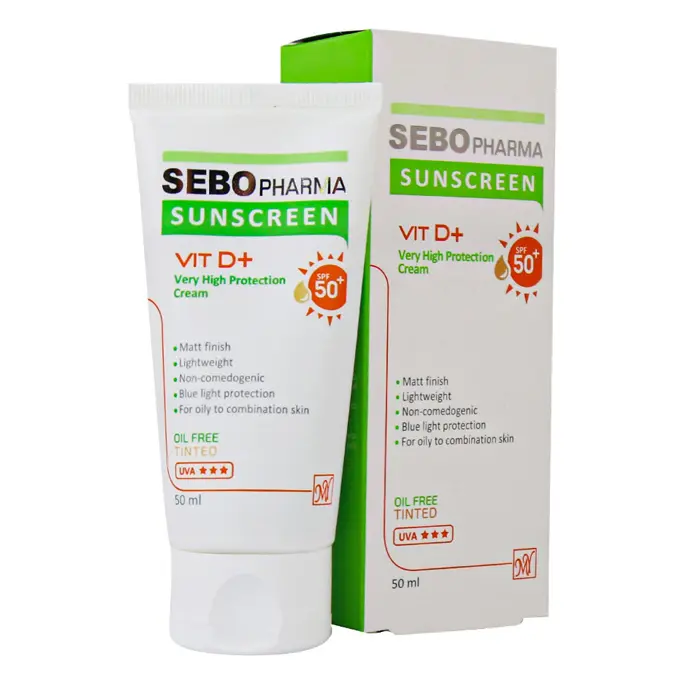 تصویر از کرم ضد آفتاب صورت پوست مختلط تا چرب SPF50+ سبو فارما مای فارما 50 ml بژ طبیعی دارویی آرایشی بهداشتی آریان کیمیا تک ایران