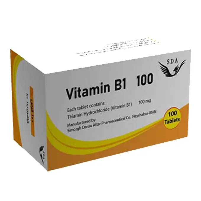 تصویر از قرص خوراکی ویتامین B1 100 mg 100 عددی سیمرغ داروی عطار ایران