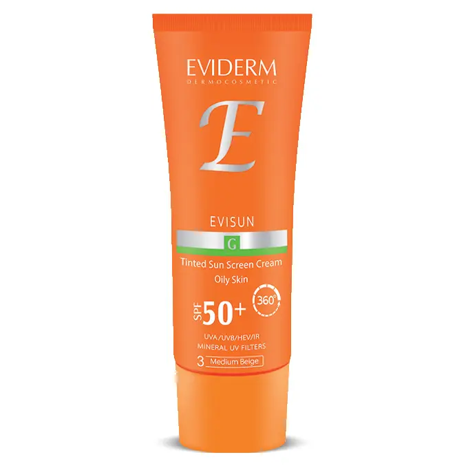 تصویر از کرم ضد آفتاب صورت پوست چرب SPF50+ اوی سان اویدرم 40 ml بژ طبیعی کیمیا فراز زیبایی ایران