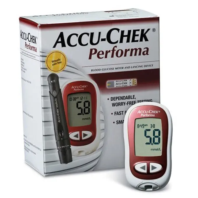 تصویر از دستگاه تست قند خون پرفورما آکیو چک