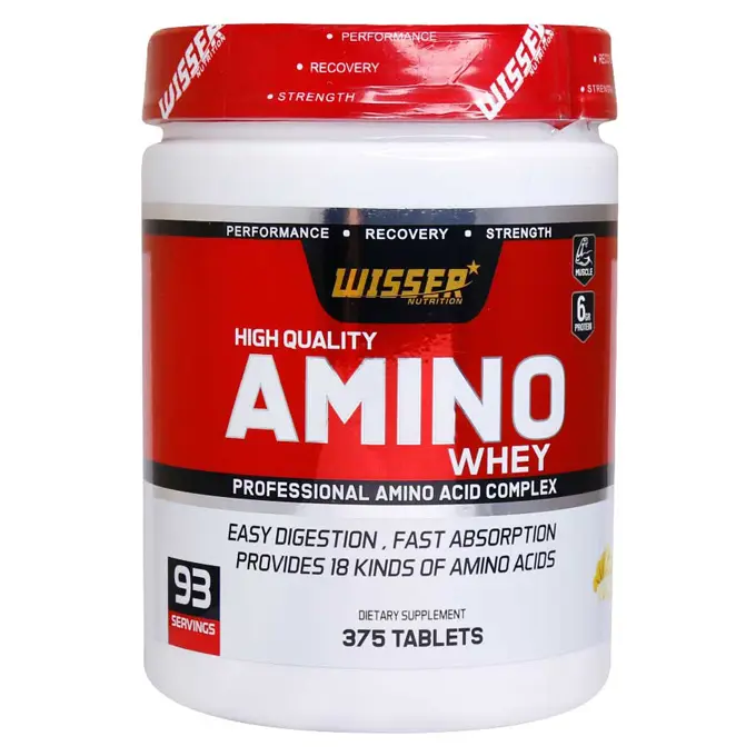 تصویر از قرص آمینو وی ویثر نوتریشن  375 عددی طعم موز عرشیا مکمل آریا ایران