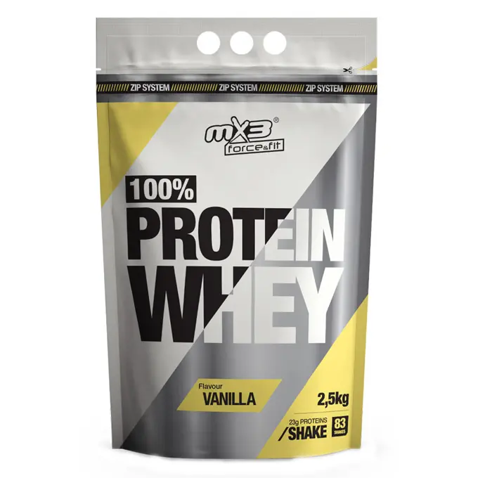 تصویر از پودر وی پروتئین %100  ام ایکس تری طعم وانیل 2500 g فارمد سلامت سینا ایران