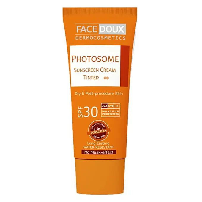 تصویر از کرم ضد آفتاب صورت پوست خشک SPF30 بزرگسالان فوتوزوم  فیس دوکس 40 ml بژ روشن البرز تجارت یگانه ایران