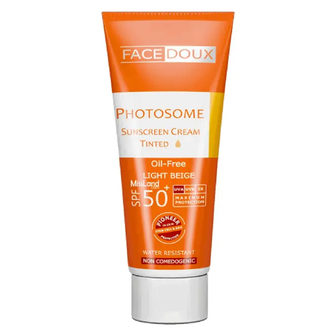 تصویر از کرم ضد آفتاب صورت پوست چرب SPF50+ بزرگسالان فتوزوم  فیس دوکس 40 ml بژ روشن البرز تجارت یگانه ایران