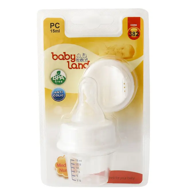 تصویر از شیشه شیر دارو خوری 0 تا 6 ماه بی بی لند 382 15 ml