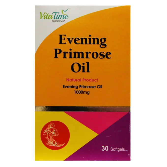 تصویر از سافت ژل روغن گل مغربی 1000 mg ویتاتایم 30 عددی داروسازی پورا طب گستر ایرانیان ایران