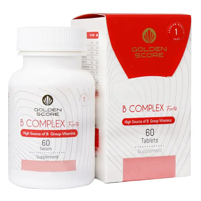 تصویر از قرص خوراکی ب کمپلکس فورته گلدن اسکور  60 عددی  اطلس تجارت سبحان ایران
