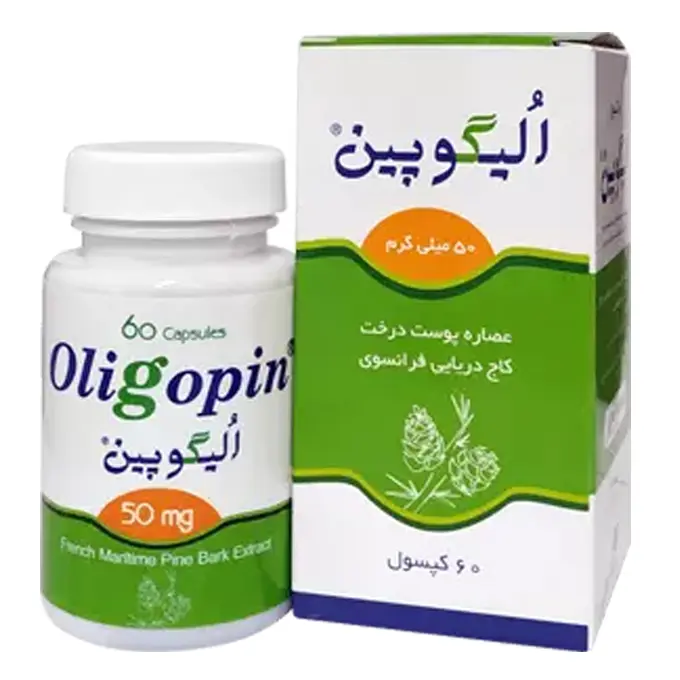 تصویر از کپسول الیگوپین 50 mg آرامیس فارمد 60 عددی دارو سازی آرامیس فارمد ایران