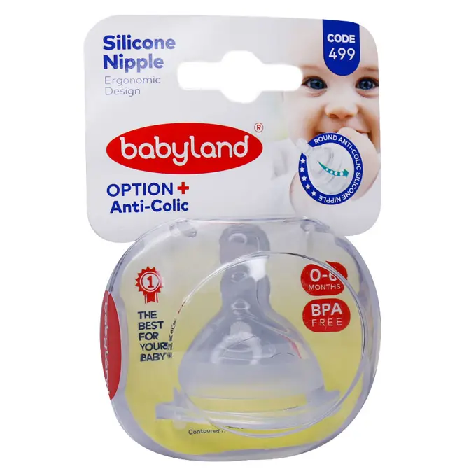 تصویر از سر شیشه معمولی دهانه عریض 0 تا 6 ماه  بی بی لند 499