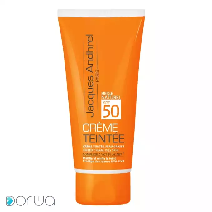 تصویر از کرم ضد آفتاب صورت پوست چرب SPF50+ بزرگسالان   ژاک آندرل 50 ml بژ طبیعی توسعه کسر آسیا ایران