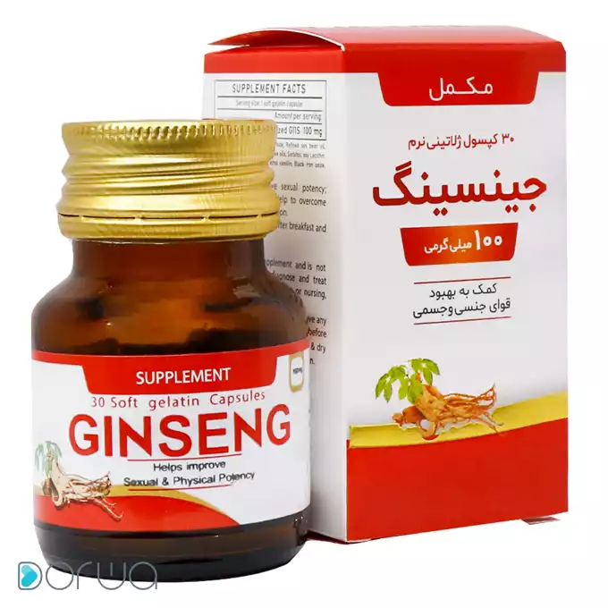 تصویر از سافت ژل جینسینگ 100 mg دانا 30 عددی داروسازی دانا ایران