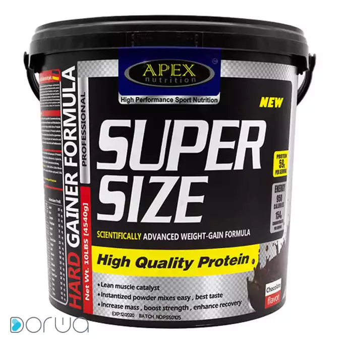 تصویر از پودر سوپر سایز  اپکس نوتریشن طعم شکلات 4540 g اوتانا طب لیان ایران