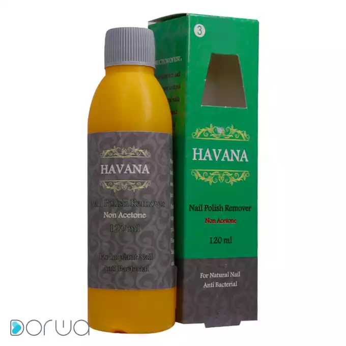 تصویر از محلول لاک پاک کن فاقد استون  هاوانا 120 ml