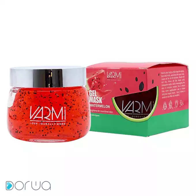 تصویر از ماسک ژله ای آبرسان انواع پوست  حاوی عصاره هندوانه وارمی