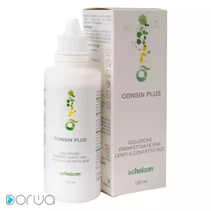 تصویر از محلول ضد عفونی کننده لنز سخت کانزین پلاس 120 ml