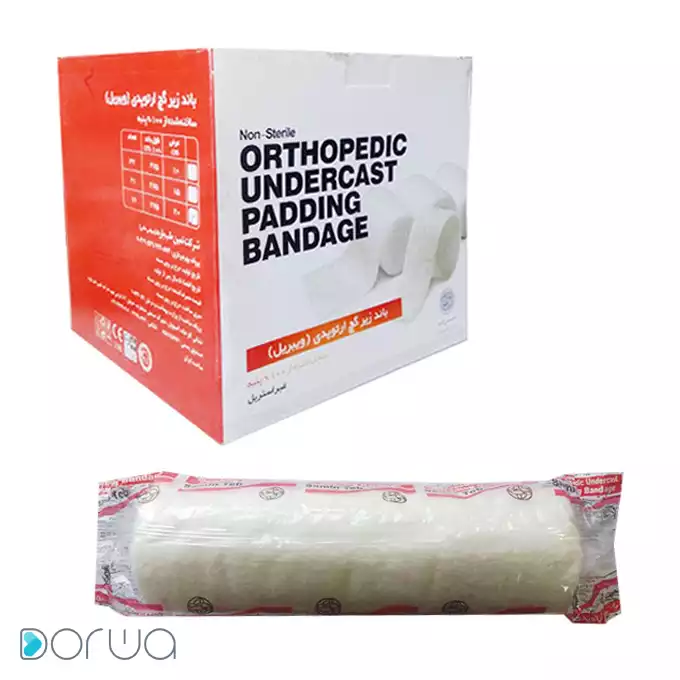 تصویر از باند زیر گچ ثمین طب 10 cm