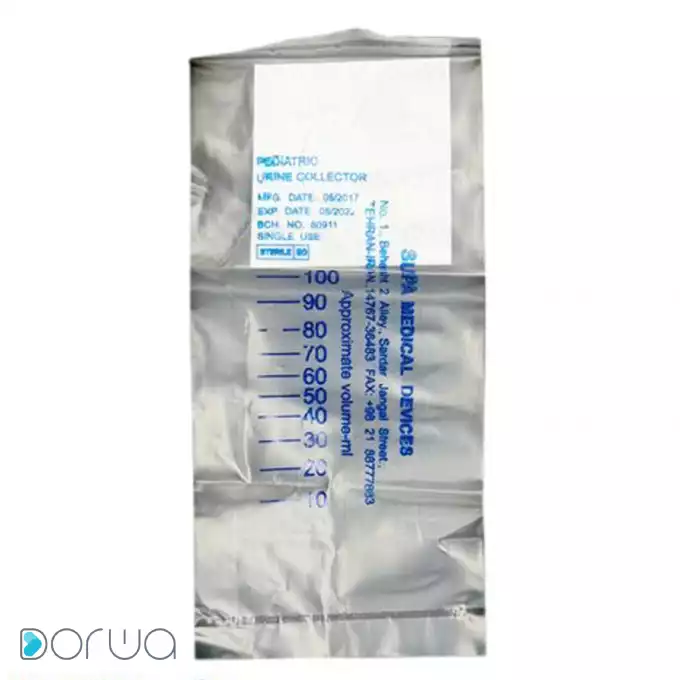 تصویر از کیسه ادرار پسرانه استریل سوپا 100 cc