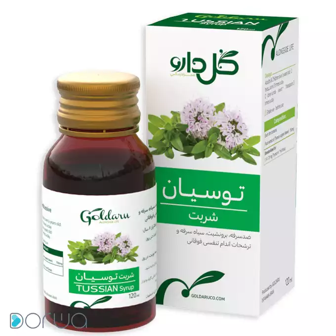 تصویر از شربت توسیان گل دارو 120 ml  گل دارو ایران