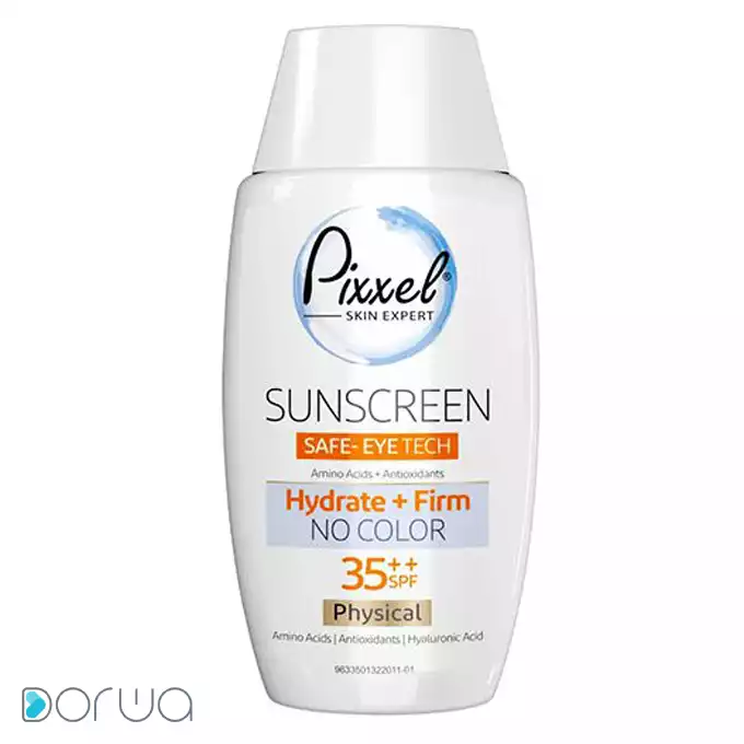 تصویر از کرم ضد آفتاب دور چشم و صورت انواع پوست SPF35+ بزرگسالان   پیکسل 50 ml بی رنگ تولیدی و بازرگانی سیلانه سبز ایران