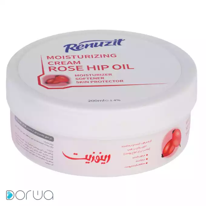 تصویر از کرم آبرسان و مرطوب کننده دست و صورت انواع پوست  بزرگسالان رز هیپ  رینوزیت 200 ml  رایا پخش متحد ایران